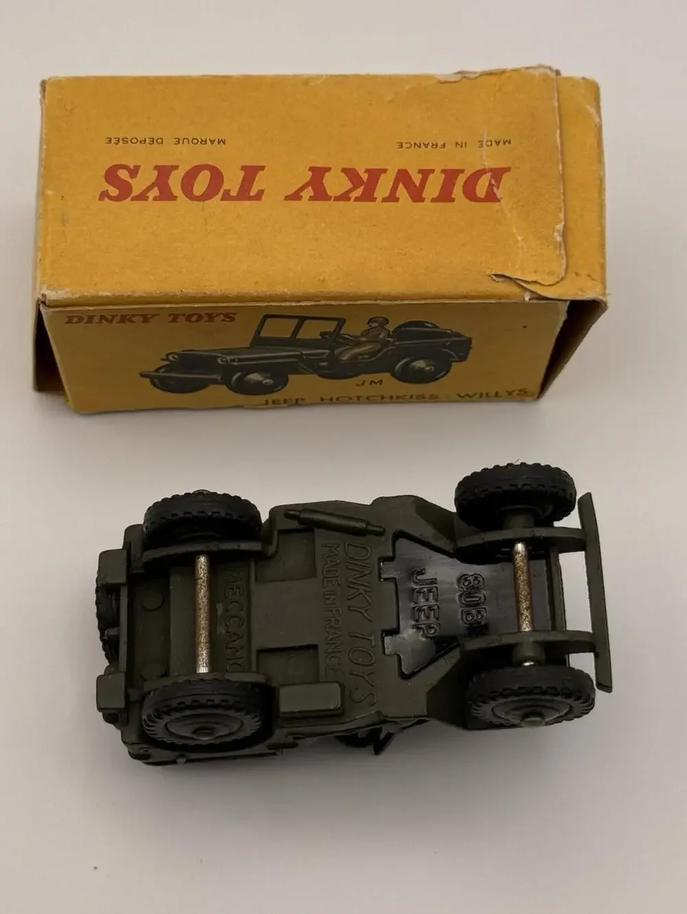 Dinky Toys 816 -‎ 80 BP Jeep Hotchkiss-Willys Military Diecast - Original Box